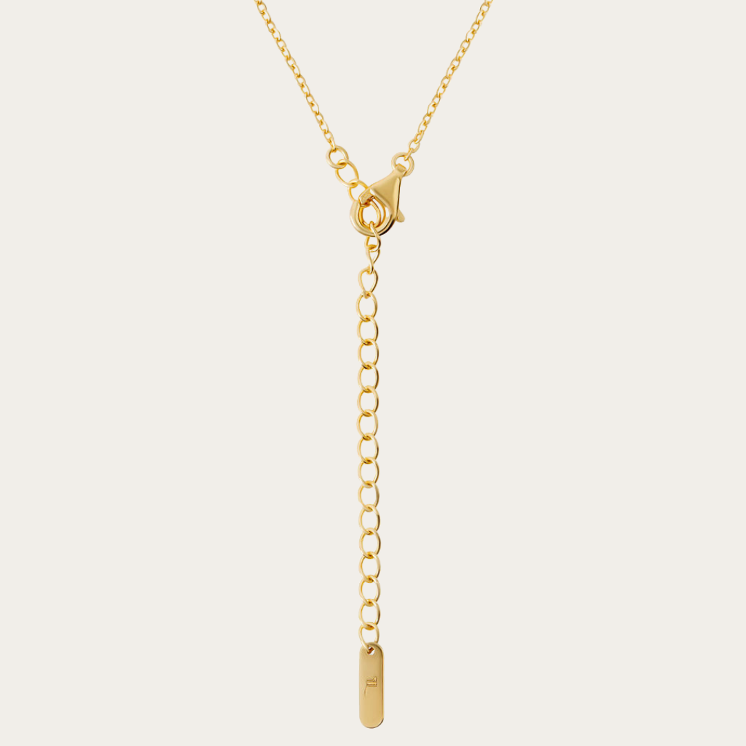 Birthstone necklace adjustable