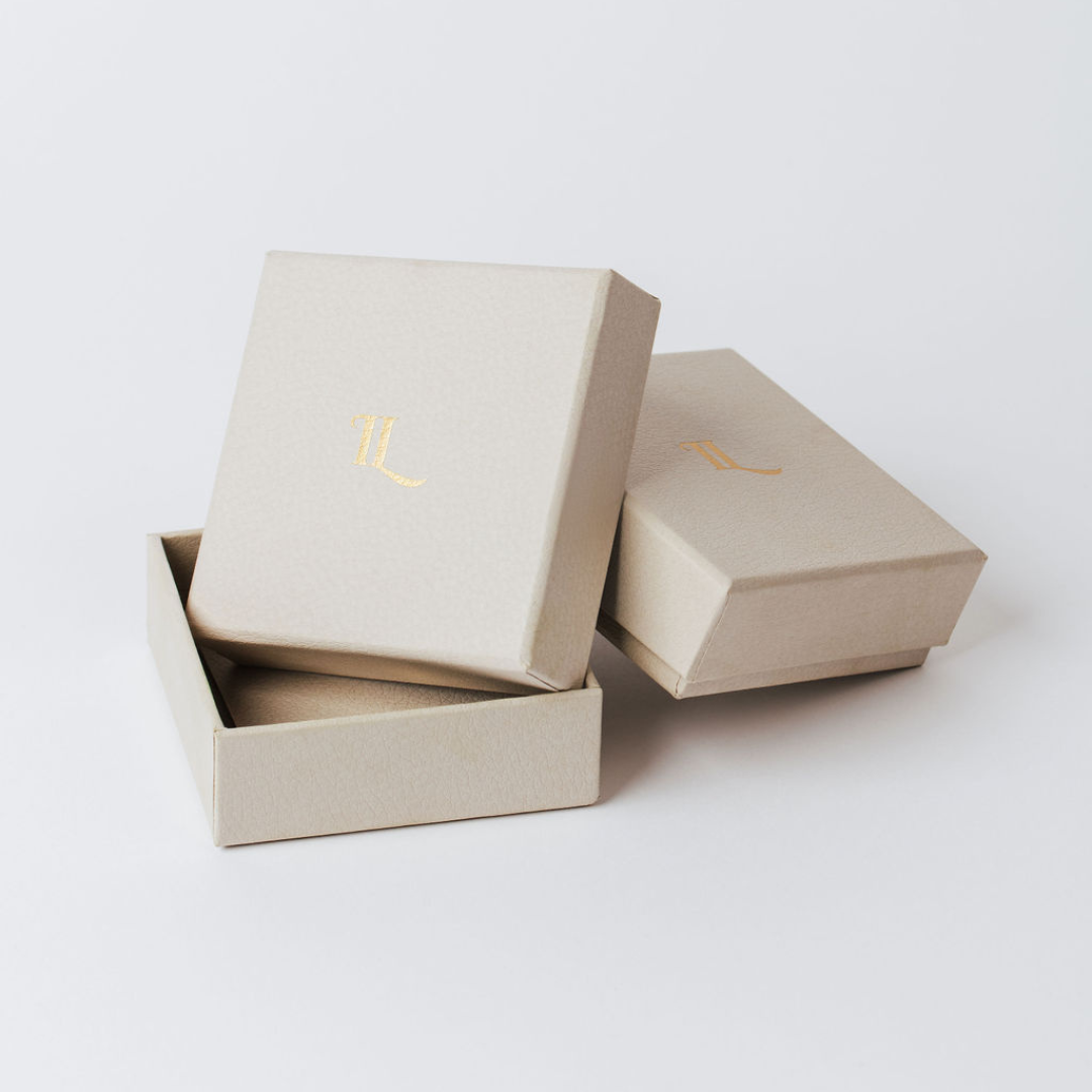 birthstone necklace packaging